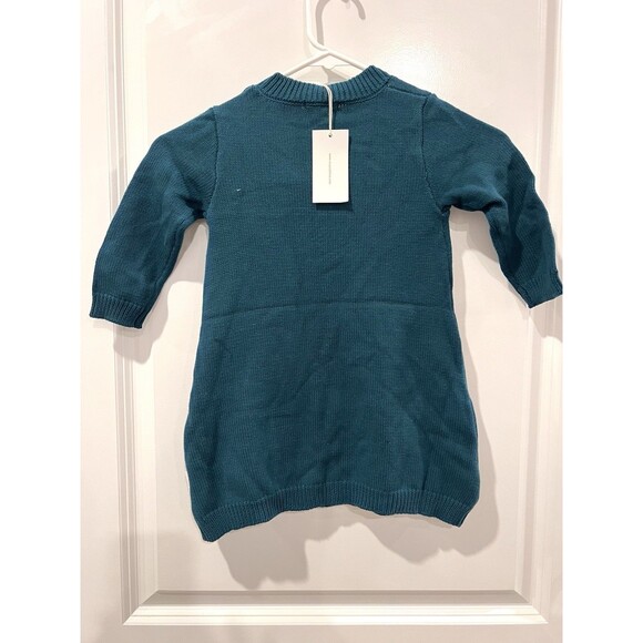 Munich Blue Baby Girl Toddler Infant Child Lot Of 3 Sweater Dresses 12-18 Months - Picture 9 of 16